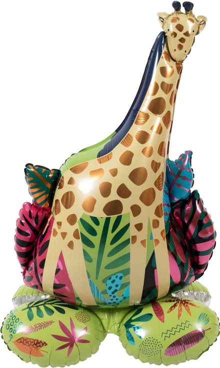 Folat - Staande Folieballon Giraffe (53 x 79 cm)