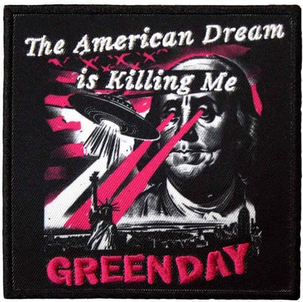 Green Day - American Dream Patch - Zwart