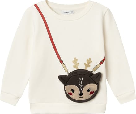 NAME IT NMFRTINSEL NREG SWEAT BRU BOX Meisjes Trui - Maat 92