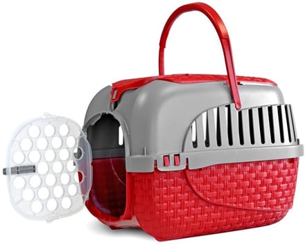 Huisdieren Reismand Bama Tour - M - Rood/Zilver