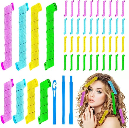 Krulspelden Set - Haarrollers - Heatless Curls - Kleefrollers