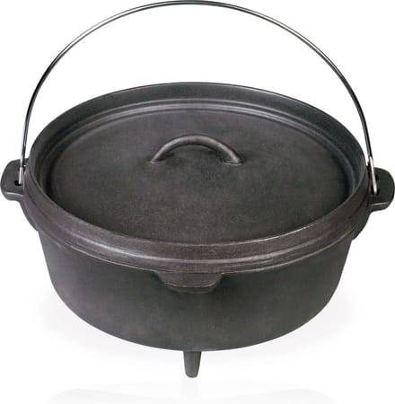 Barbecook - Junko sudderpot - Dutch Oven - Barbecuepan - Gietijzer - 9L