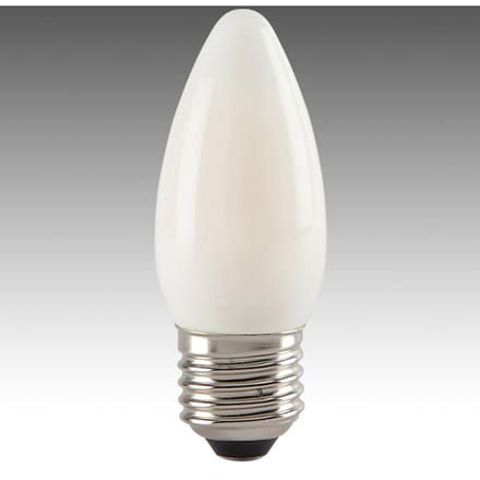 Sylvania LED kaarslamp E27 4,5W 827 gesatineerd