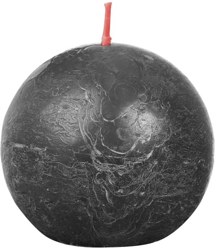 Bolsius - Rustiek bolkaars - Ø76mm - Stormy Grey