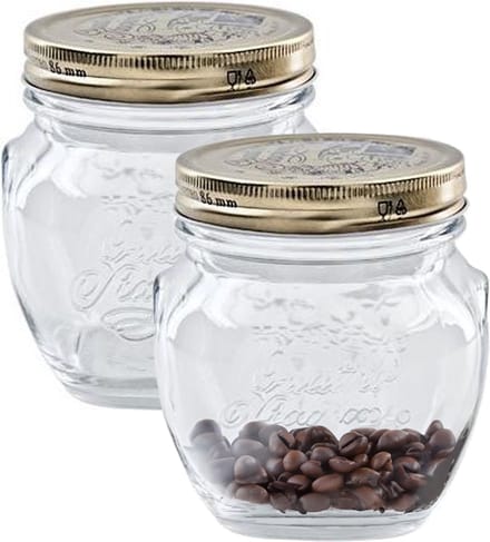 Bormioli Rocco Weckpot/inmaakpot - 2x - met schroefdeksel - 500 ml