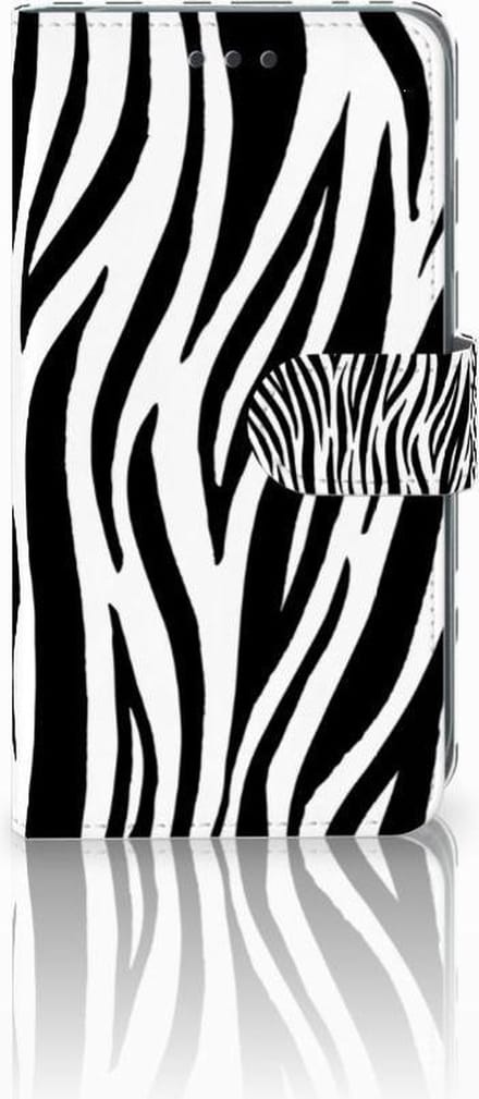 Apple iPhone Xr Telefoonhoesje met Pasjes Zebra