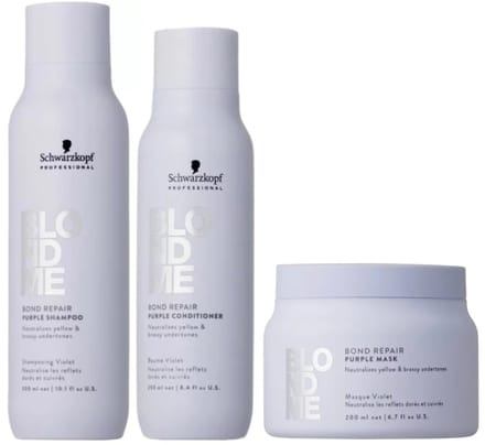 Schwarzkopf - BLONDME Purple Toning XL Set - 300+250+200ml