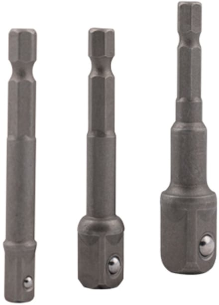 HBM 3 Delige Bit - Dop Adapterset met HEX Aansluiting