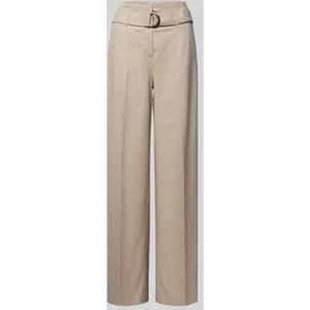 Stoffen broek met bandplooien