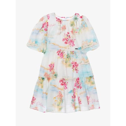 Patachou Meisjes jurk riviera print