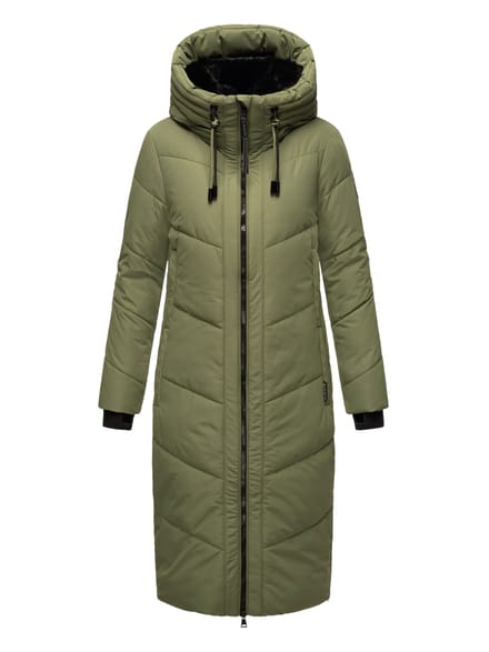 Marikoo Nadaree dames winterjas – lang, warm & met capuchon