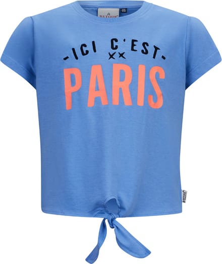 Retour jeans Nice Meisjes T-shirt - corn flower blue - Maat 7/8