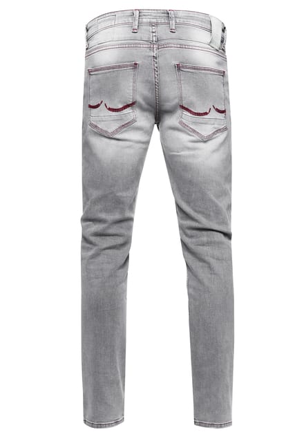 Jeansbroek "TORI" slim fit destroyed denim