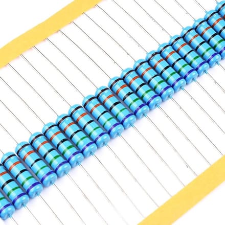 Metaalfilm Weerstand - Componenten Set - Elektronica Projecten - 1% Tolerantie - 220 Ohm - Zilverkleurig
