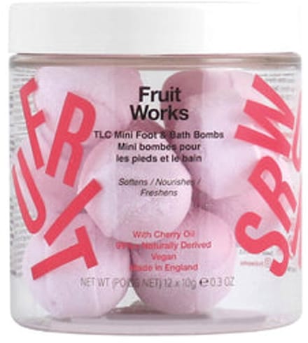 Fruit Works TLC Mini Foot & Bath Bombs - Voet- en Badbruisballen - 12 x 10 g