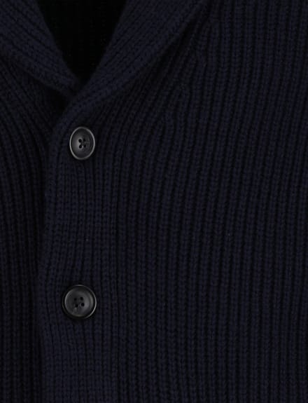 Gant vest donkerblauw