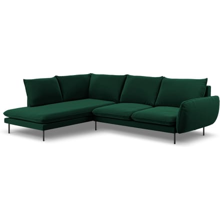 Hoekbank Vienna links velvet | Cosmopolitan Design