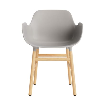 Normann Copenhagen Form fauteuil met houten frame - NormannCopenhagenFormWarmGrey - eiken