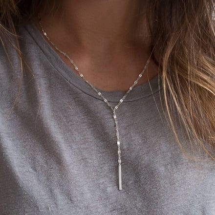 Sorprese Ketting - Infinity - Zilverkleurig - Ketting Dames - 45 cm - Cadeau - Model W