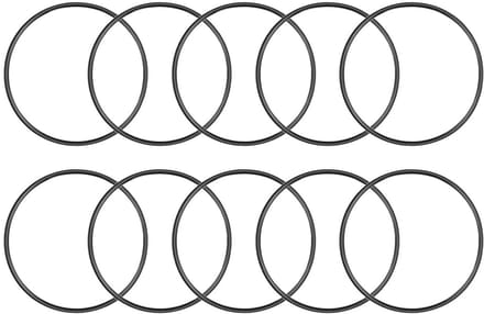 sourcing map 10 stuks metrisch nitrilrubber O-ringen afdichting 41 mm AD 38 mm ID 1,5 mm breedte