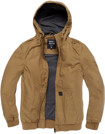 Vintage Industries Arrow -overgangsjas, donkerbruin