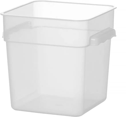 HENDI voedselcontainer 7 liter transparant BPA-vrij met schaalverdeling stapelbaar magnetronbestendig horeca
