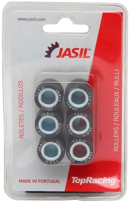 Jasil 6073014 Variatorrollen 6 Eenheden Transparant 20 x 17 mm/13.5 g