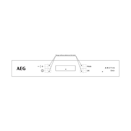 AEG greeplijst, inleg, AEG 140072244019