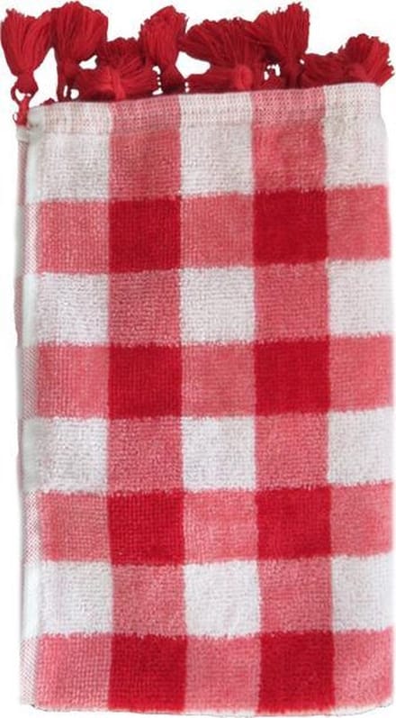 Covers & Co Dora Gastendoekje - 30x50 cm - Rood - 6 stuks