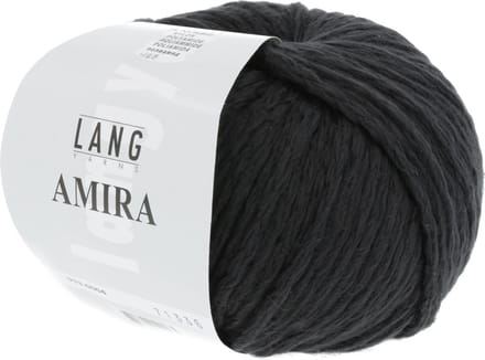 Lang Yarns Amira - 04 zwart - Katoen Garen