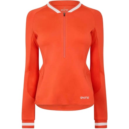 Skins Dames/Dames Quarter Zip Base Layer Top (Rood)