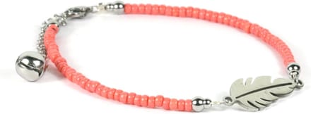 Heaven Eleven - dames - Enkelbandjes - glas - oranje - 1mm - verstelbaar 23cm + 4cm