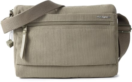 Hedgren Eye Medium Dames Crossbodytas met RFID-bescherming – Middelgroot – Ribfluweel String Beige