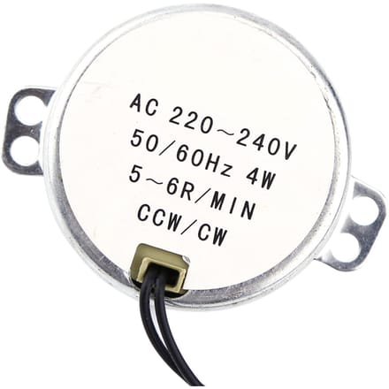 1 stuks 220240V AC Synchrone Motor Reductiemotor 4W CWCCW(56RPM)