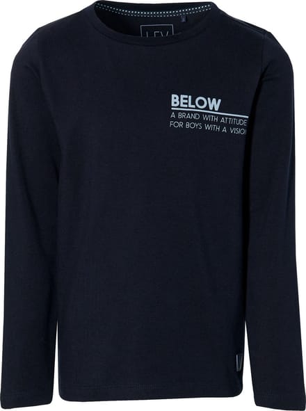 Levv boys - Shirt Kadir - Dark Blue - maat 176