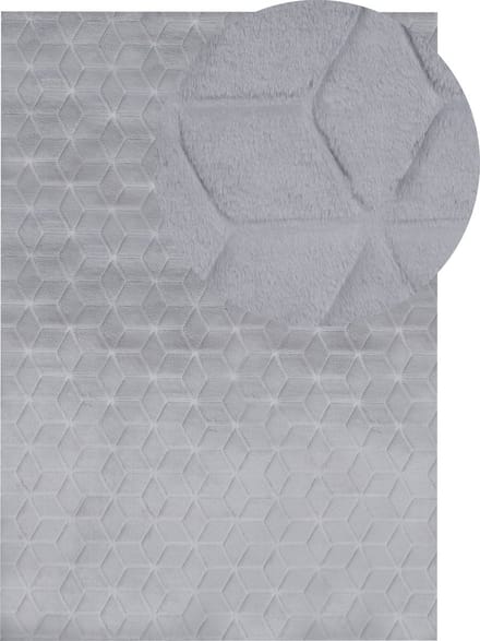 THATTA - Shaggy vloerkleed - Grijs - 160 x 230 cm - Polyester
