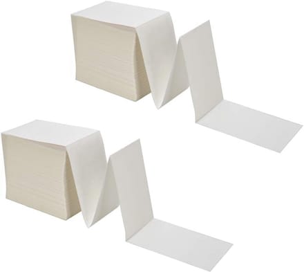 Directe Thermische Verzendetiketten Wit Geperforeerd 4x6 Inch, 2 Stapels 2000 Stuks