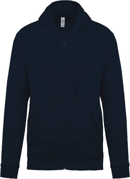 Kariban Sweater met rits en capuchon K479 - Navy - M