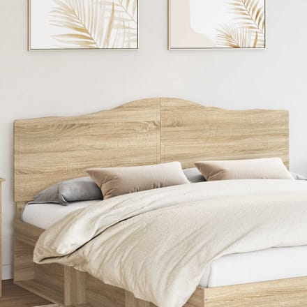 vidaXL Hoofdbord Sonoma Eiken Bewerkt hout