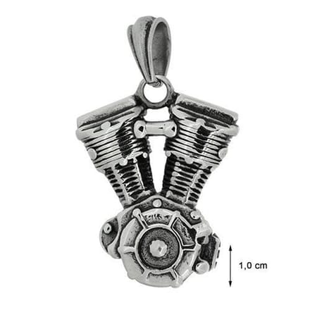 Blinx Jewels Stalen Hanger Motor Engine