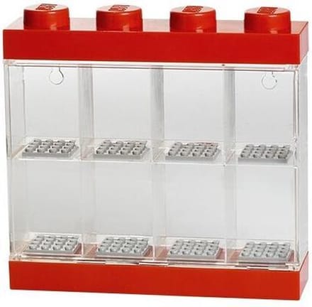 Opbergbox Minifiguur 8, Rood - LEGO