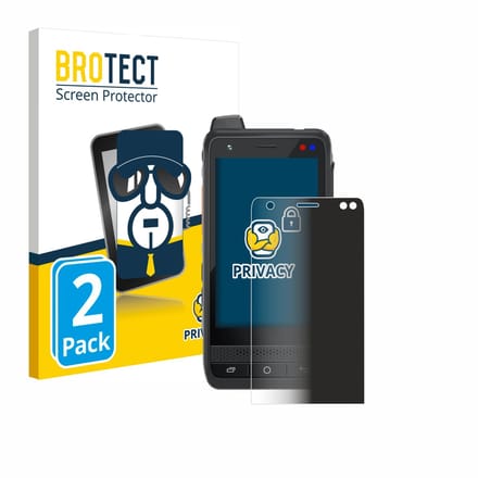 BROTECT - privacy screenprotector voor Uniwa F400 - Folie Beschermfolie Blauwlichtfilter 2 Stuks
