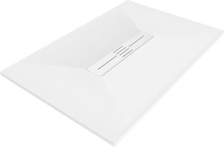 Mexen Toro rechthoekige douchebak SMC 100 x 70 , wit, witte afdekking - 43107010-W