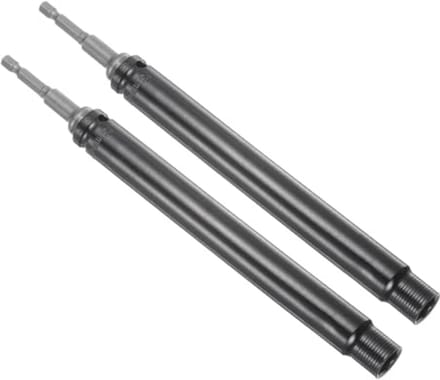 Verlengkabel 13 mm met Zeskantaandrijving en Adapter - 200 mm Lengte, 2 Stuks