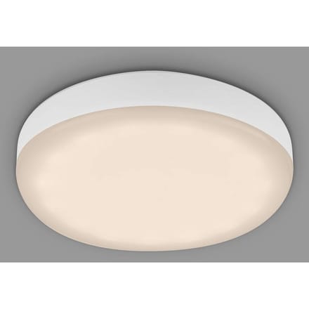 Briloner Plat LED inbouwspot, wit, Ø 7,5 cm, 3.000K