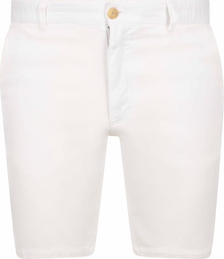 Suitable Ferdinand Structure Short Wit - Maat S - Heren - Korte broek