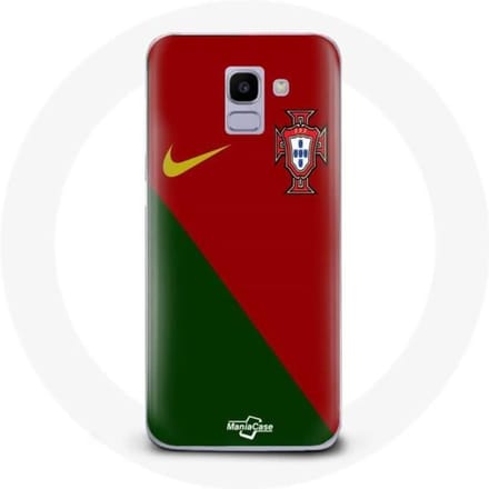 Coque - maniacase - Samsung Galaxy J6 2018 - Noir - Souple - Maillot Nike noir