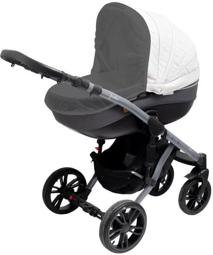 New Baby muggennet kinderwagen 45x85 cm zwart - Insectennet
