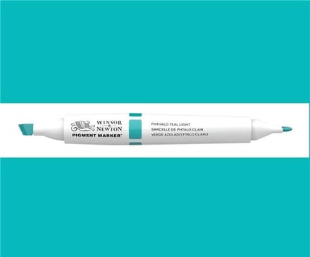 Winsor & Newton Pigment Marker Phthalo Teal Light 0202/067