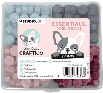 Wax beads 4 kleuren Pastels- Essentials nr. 28